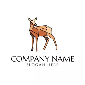 驼鹿 Logo Especial Deer Icon logo design