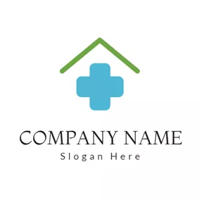 Building Logo Simple Medical Clinic logo design