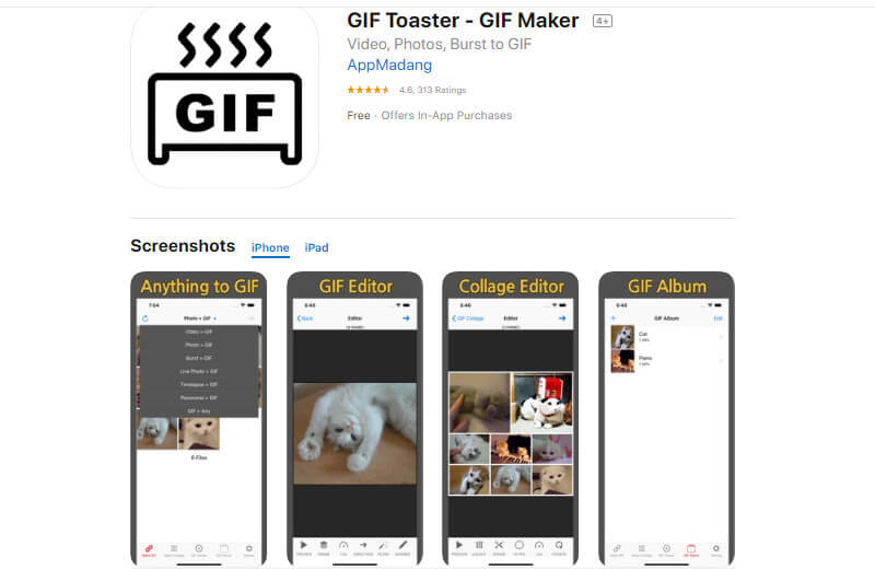 GIF Toaster - video to GIF maker