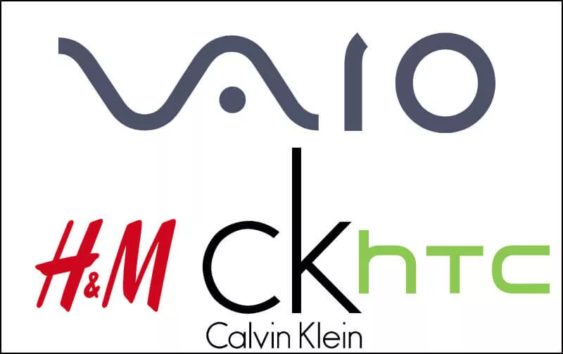 Famous cool typography logo designs