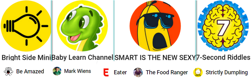 Popular channel logo design collection.