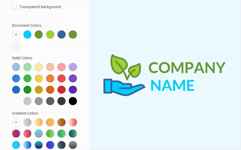 Make your eco green logo.