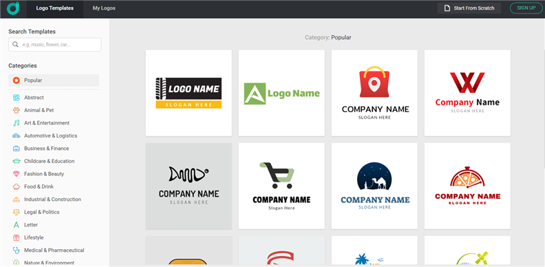Gmail Signature Logo Maker - DesignEvo Overview