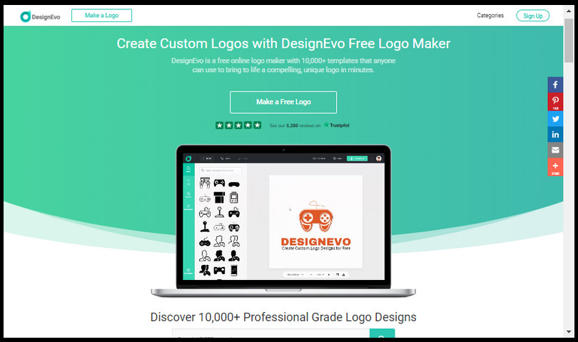 DesignEvo Logo Editor