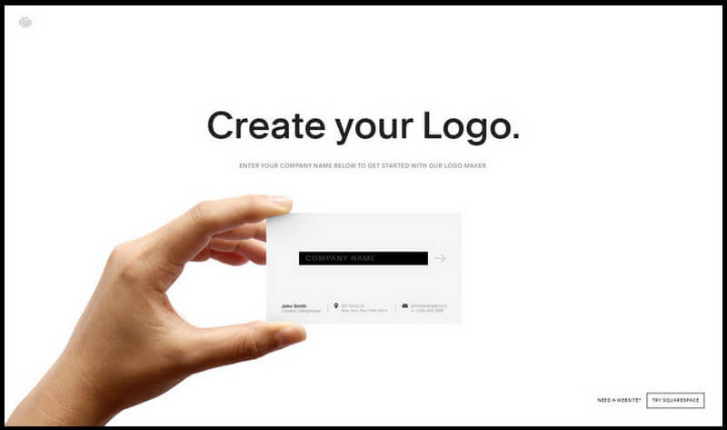 SQUARESPACE Logo Editor