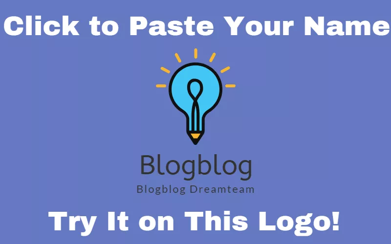 Preview generated names on the logo.