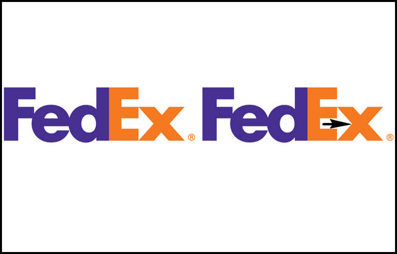 FedEx Negative Space Logo Design