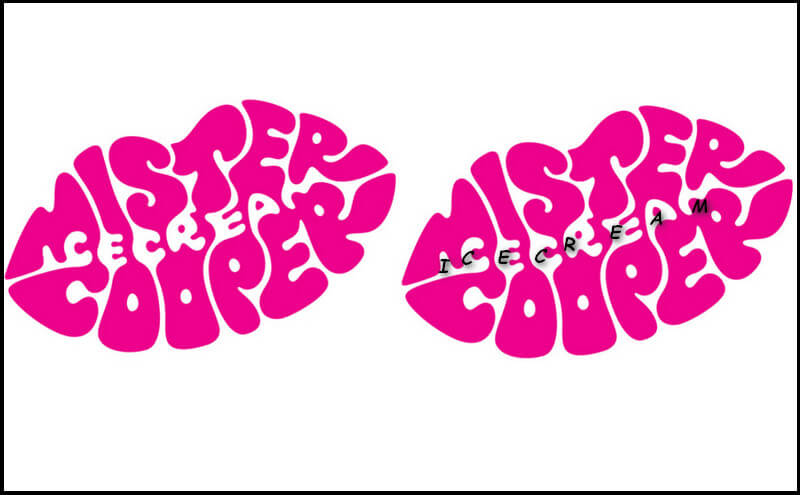 Mister Cooper Negative Space Logo Design