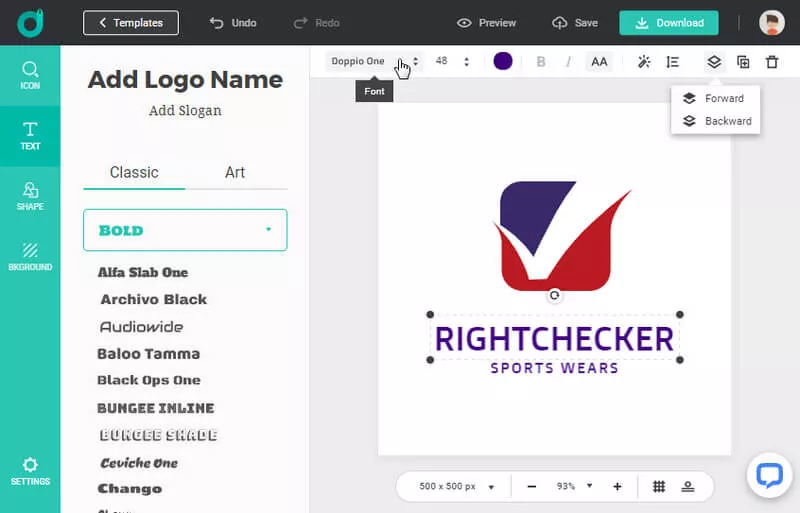 Customize your own Nike logo