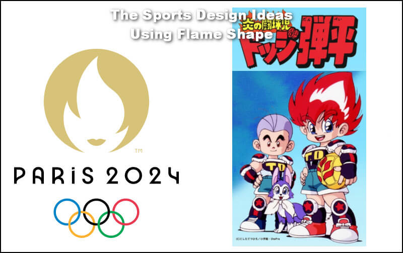 Olympic Paris logo VS Korean Cartoon Design.