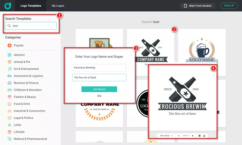 How to Apply Slogan on Logo Design Easily