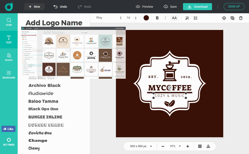 Starbucks Logo Creator - How to Make A Coffee Logo.
