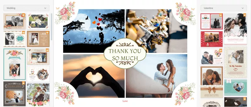 Love collage ideas for valentine. 