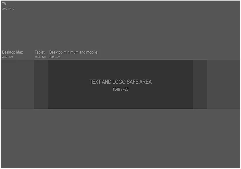 Set up YouTube banner, channel art or background