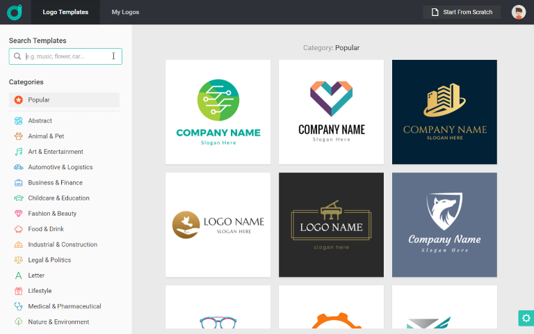 Animado vendedor dominio Creador de logos gratis online, Crea diseños de logos personalizados –  DesignEvo