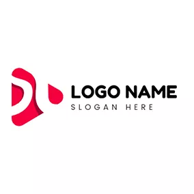 Logótipo Comercial 3D Abstract Music Advertising logo design