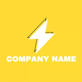 Flash Logo 3D Design Simple Lightning logo design
