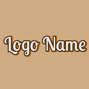 垃圾箱 Logo 70s Combine Font logo design