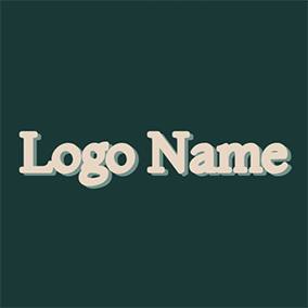 アルファベットロゴ 70s Formal Font logo design
