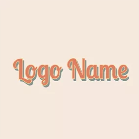 Graphic Logo 70s Gothic Shadow logo design