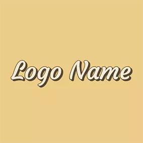 Graphic Logo 70s Simple Font logo design