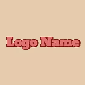 Graphic Logo 70s Wordart Shadow logo design