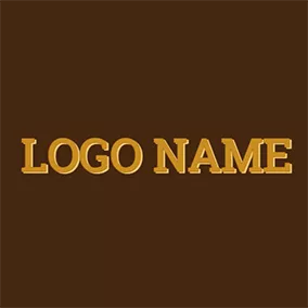 Graphic Logo 70s Yellow Shadow logo design