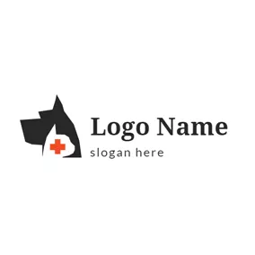 Animal Logo Abstract Cat and Dog Head logo design