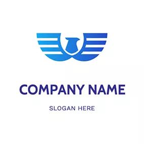 Animated Logo Abstract Eagle Icon logo design
