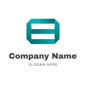 Frame Logo Abstract Green Credit Card logo design