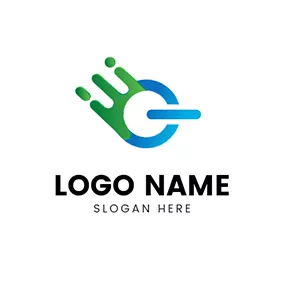 Form Logo Abstract Information Energy Switch logo design