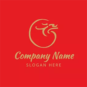 Design Logo Abstract Line Traditional Chinese logo design