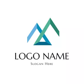 Logótipo De Aventureiro Abstract Mountain Icon logo design