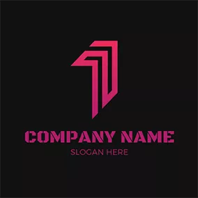 Design Logo Abstract Number 1 Championship logo design