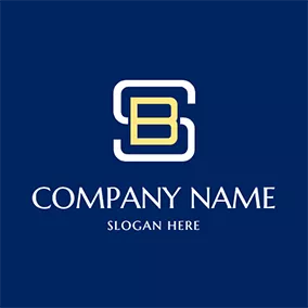 Sb Logo Abstract Overlay Letter S B logo design