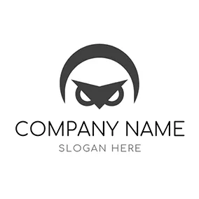 Corporate Logo Abstract Owl Head Icon logo design