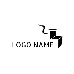 Fragrance Logo Abstract Perfume Bottle Profile logo design