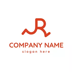 Jog Logo Abstract Running Man logo design
