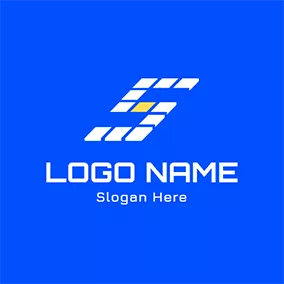 ソーラー　ロゴ Abstract S and Solar Panel logo design