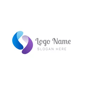 Symmetrical Logos Abstract Solid and Symmetrical Parenthese logo design