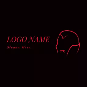 Logótipo Do Mal Abstract Vampire Logo logo design