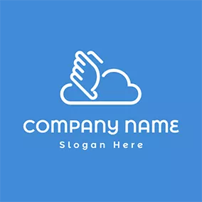 Cloud Logo Abstract Wing and Cloud logo design