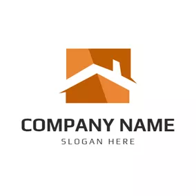 Corporate Logo Abstract Yellow Roof logo design