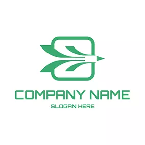 Shape Logo Arrow Square Wind Air logo design