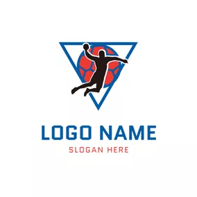 Dunk Logo Badge and Fly Player logo design