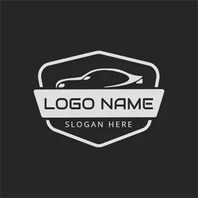 Voiture & Logo Auto Banner and Abstract Car logo design