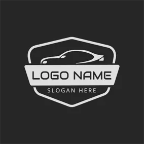 Auto Logo Banner and Abstract Car logo design