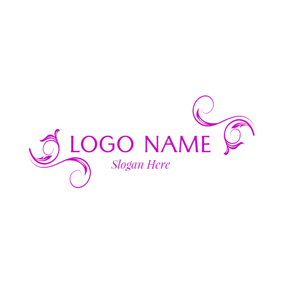Beautiful Decoration and Name logo design
