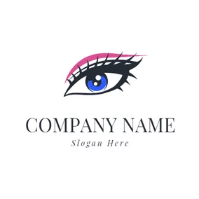 Gorgeous Logo Beautiful Eyelash and Eyeshadow logo design
