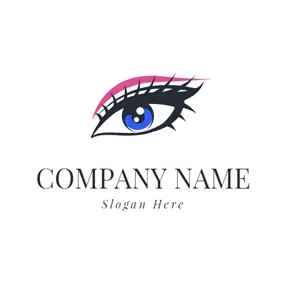 Eye Logo Beautiful Eyelash and Eyeshadow logo design